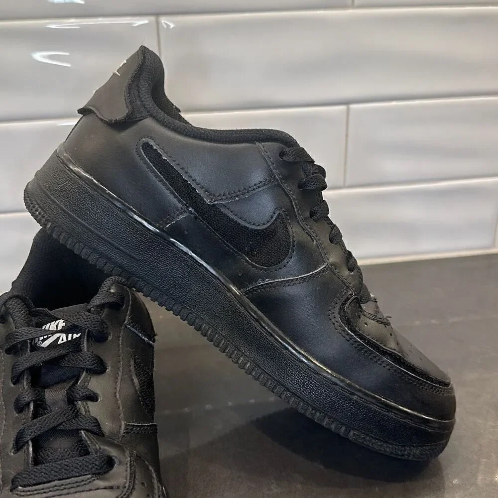 Nike AF1 1/1 GS Air Force 1 DB1856-001 7Y Front/Back Customizable
